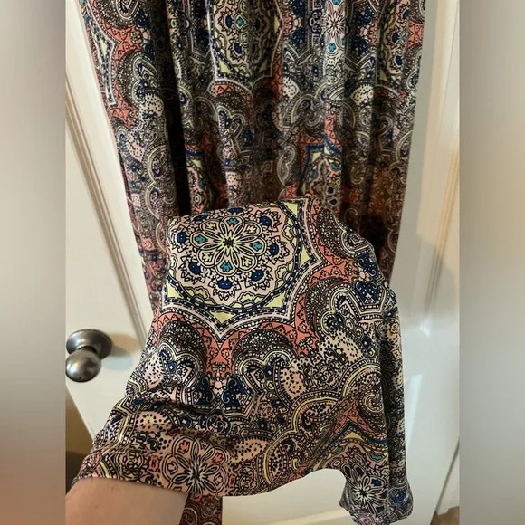 Nina Leonard Sleeveless Front Wrap Maxi Dress Women’s Size Large - Picture 8 of 16